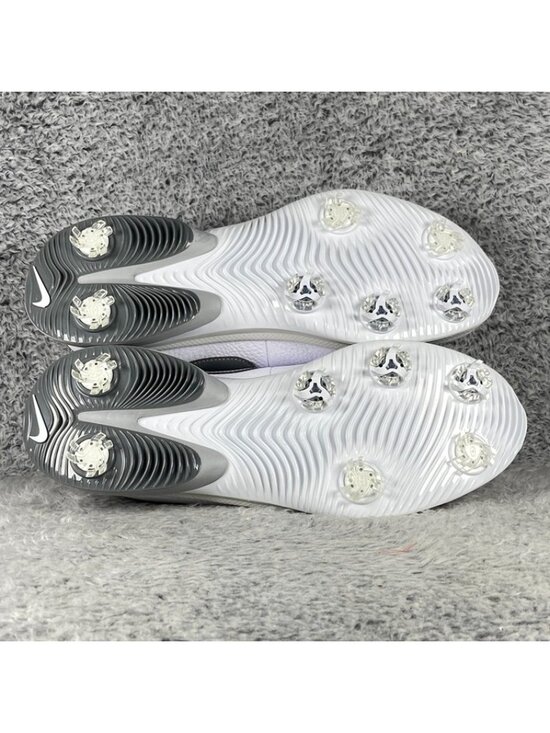 Nike Air Zoom Victory Tour 3 Golf Spikes Size 11.5 Men White Grey DX9025-100